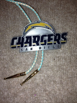 Chargers Custom Bolo